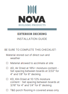 Install Decking Brochure